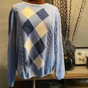 Alfred Dunner Blue Size 1X Sweater